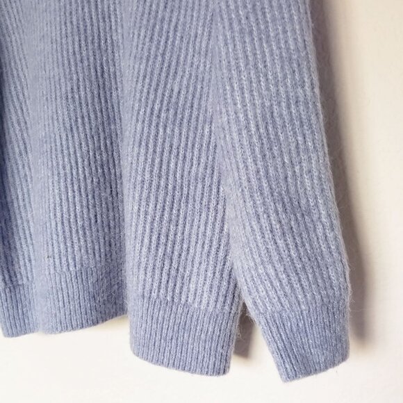 Lou & Grey Findley Chunky Ribbed Knit Turtleneck Oversized Sweater Alpaca S $90 - Picture 9 of 12